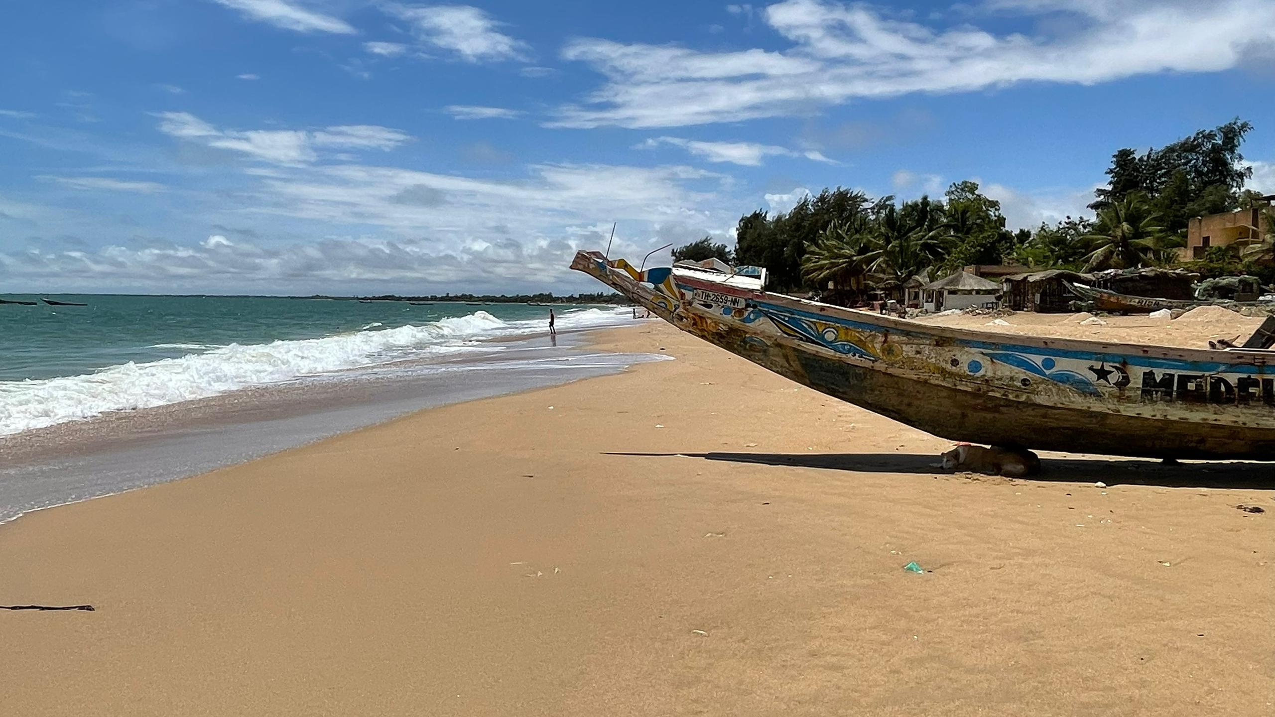 La plage de Nianing La plage de Nianing