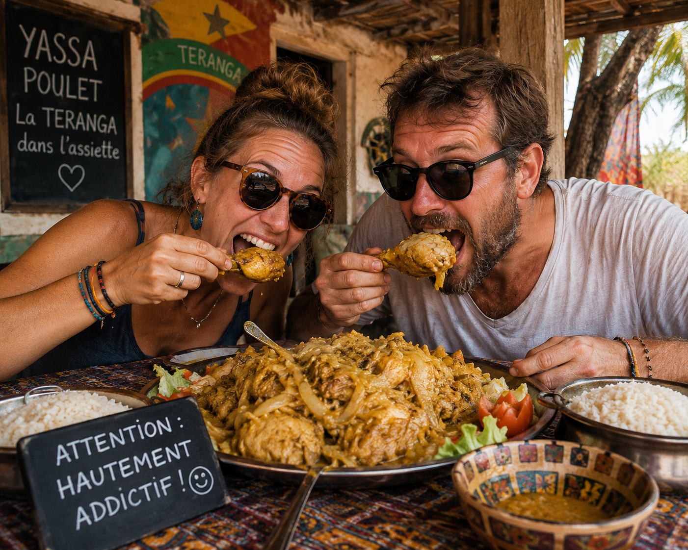 Un plat de Yassa poulet, c'est bon!!!